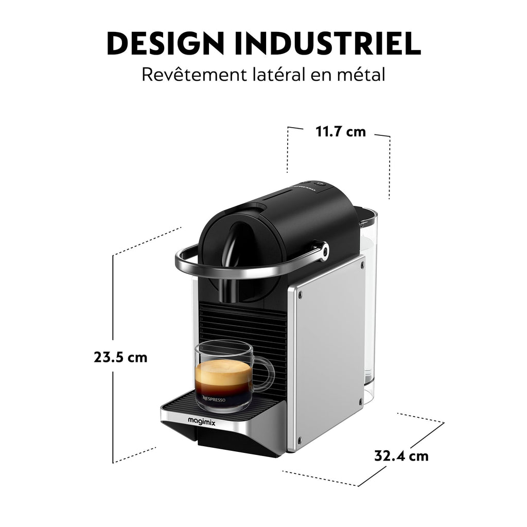 Cafetière à Dosette Compacte Valexo 1L - Espresso Rapide 19 Bars