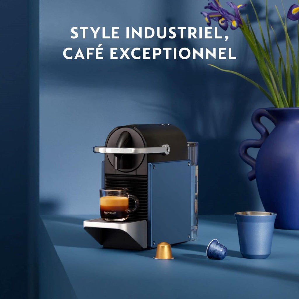 Machine à Café Compacte Valexo Bleu 19 Bars + Kit de Bienvenue