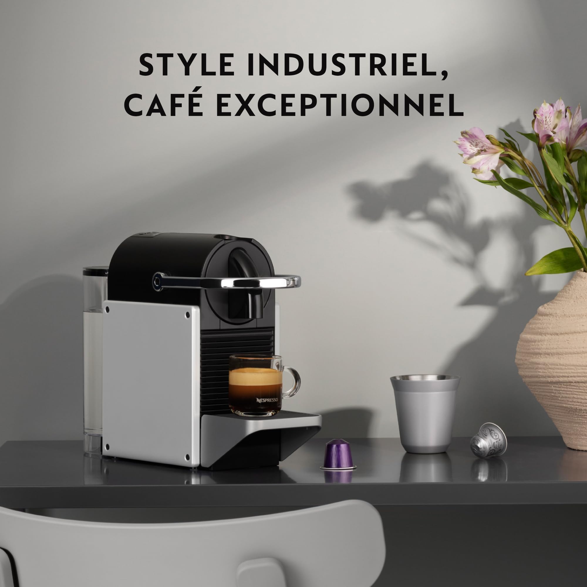 Cafetière à Dosette Compacte Valexo 1L - Espresso Rapide 19 Bars